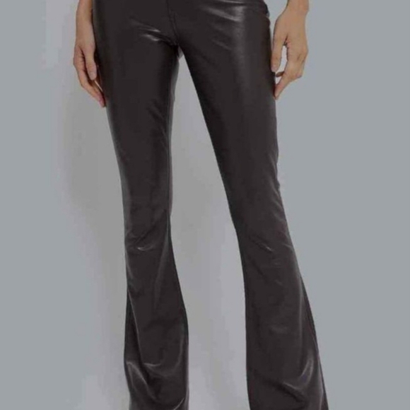 Veronica beard dark chocolate beverly high rise skinny flare